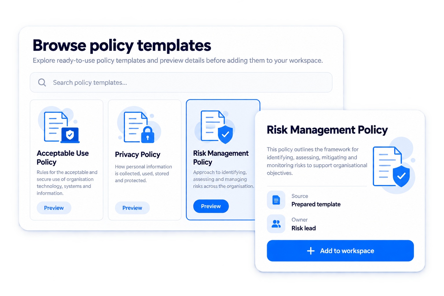 Simplified illustrative choose a practical starting point workflow with fictional sample data
