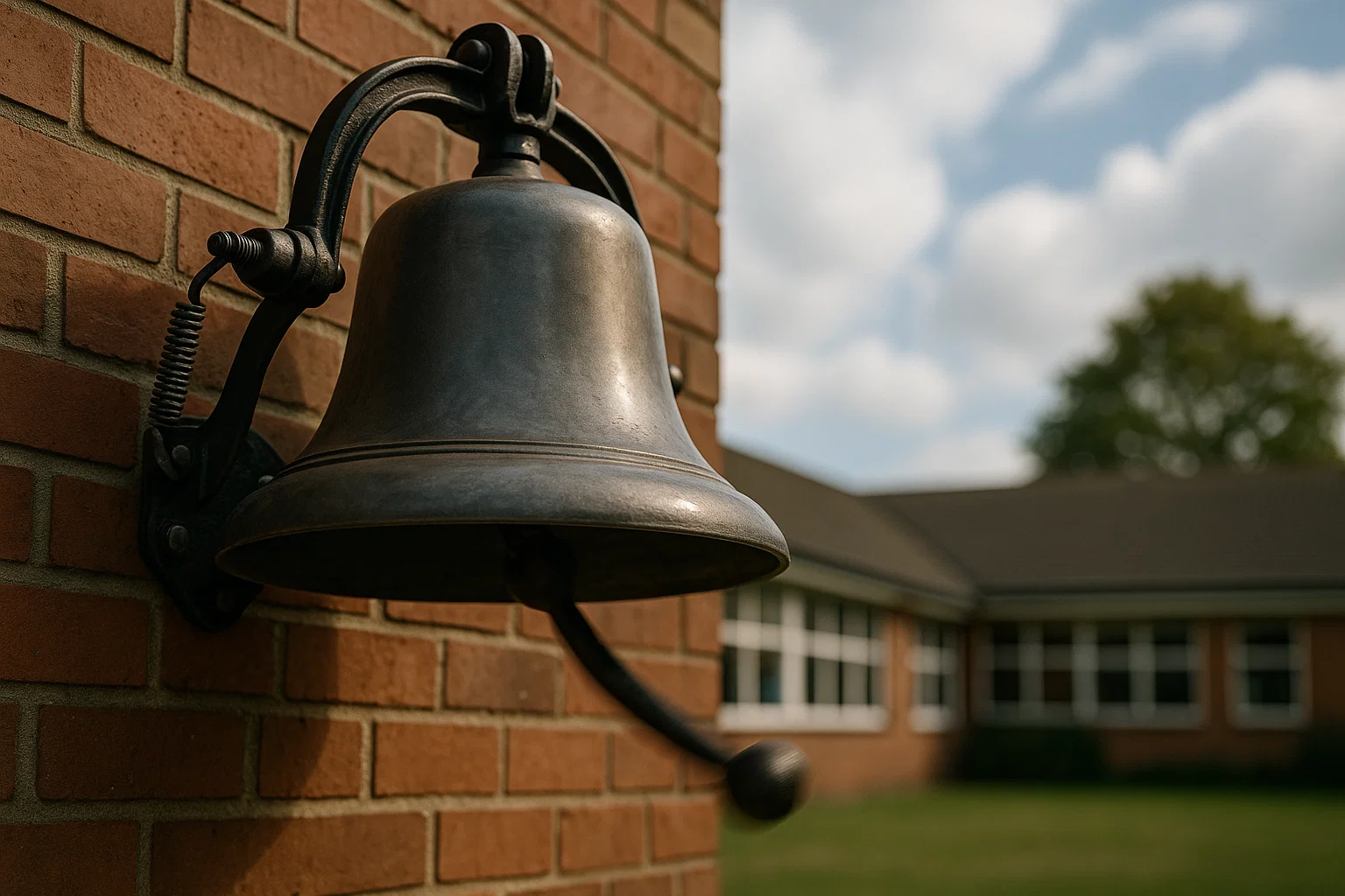 School bell representing timely cyber risk action